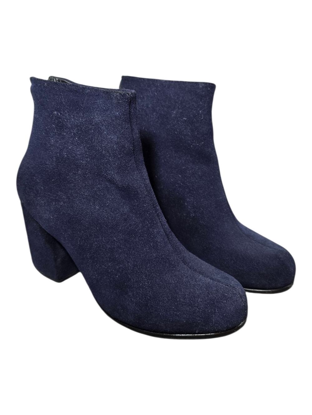 Rachel Comey Tilden Lea Navy Suede Ankle Boots